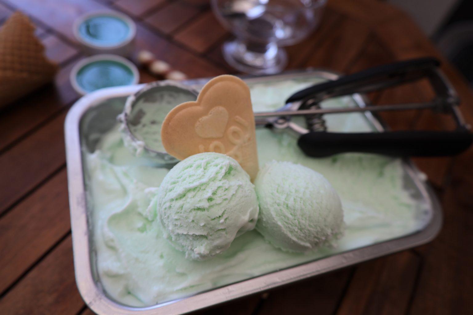 Waldmeister Eis Rezept mit Eismaschine so cremig& lecker - Bibichworld ... Waldmeister Eis Rezept mit Eismaschine so cremig& lecker - Bibichworld ...