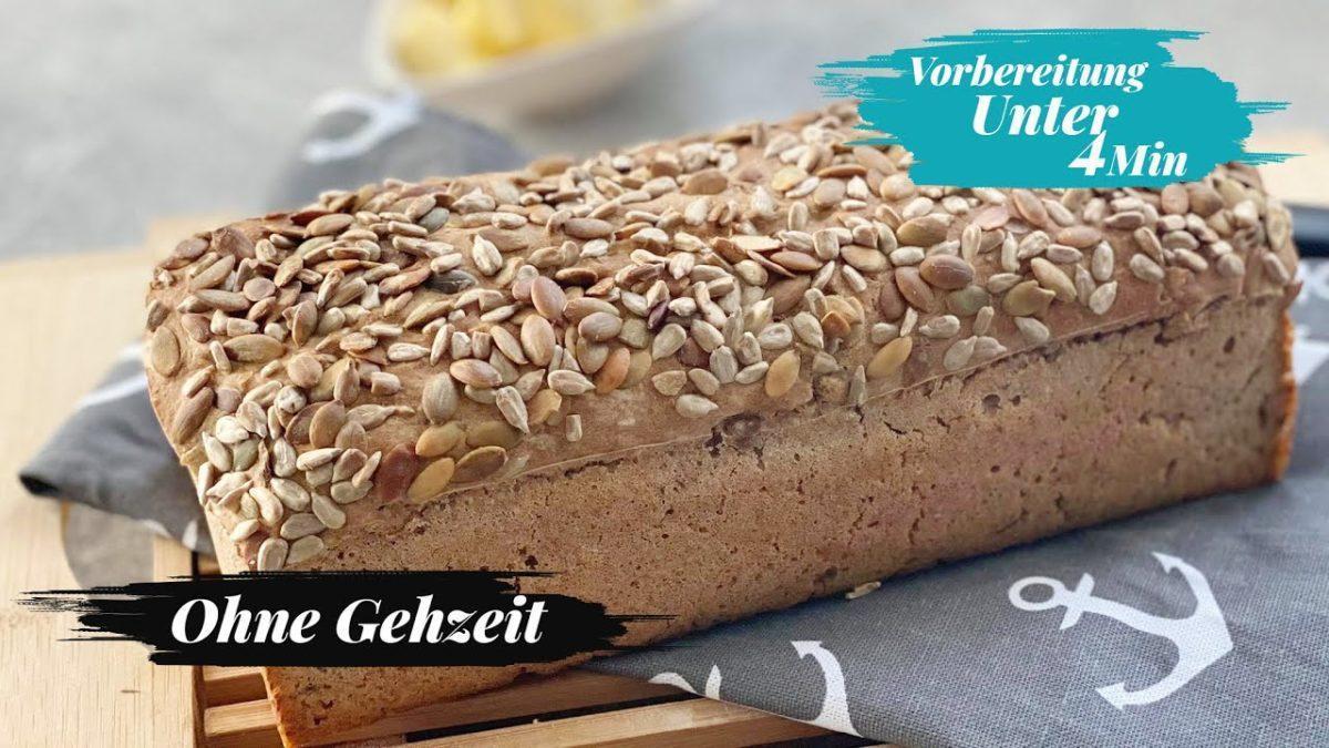 Brot Backen ohne Gehzeit einfach schnell &amp; lecker - Bibichworld Rezepte ...