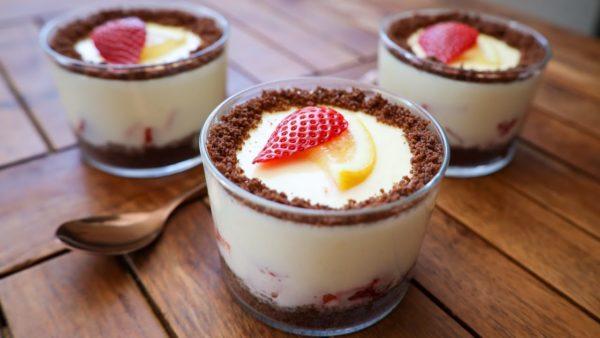 Weihnachtsdessert im Glas Fruchtig&amp; Nussig &amp; Cremig/ Nachtisch im Glas ...